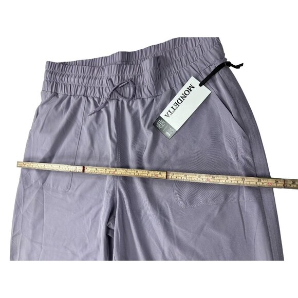 Lavender Grey Womens Side Stitch Wide Leg Pants XL - Picture 9 of 12